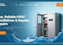 build squarespace hvac website heating cooling air conditioning services